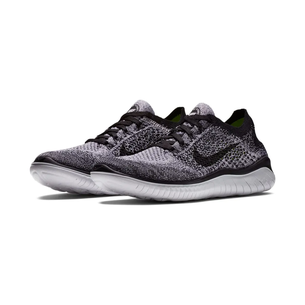 Nike Free RN Flyknit 2018 Oreo (W) White/Black (942839-101)