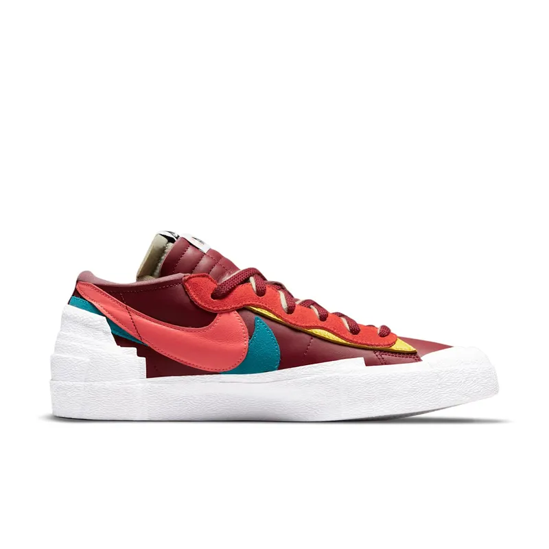 Nike Blazer Low sacai KAWS Red – “Red / Orange / Pink / Blue” (DM7901-600)