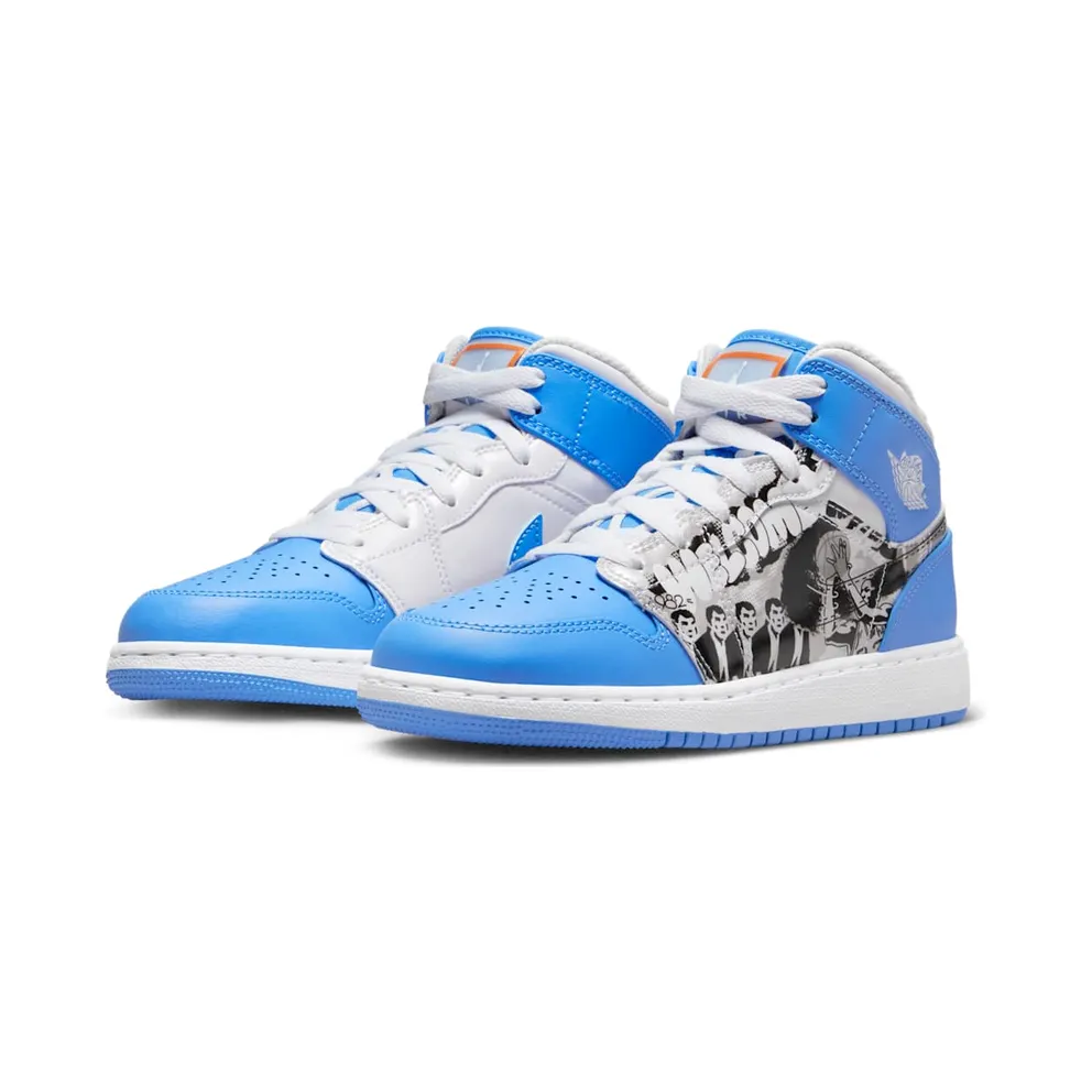 Jordan 1 Mid Sneaker School Game Winner (DR6492-100)