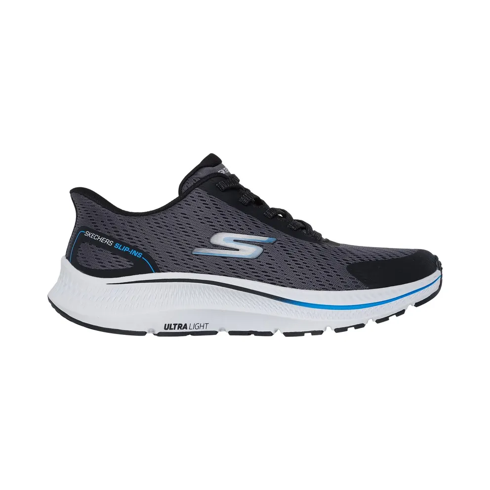 Skechers Slip-ins: GO RUN Consistent 2.0 – Worldview Sneaker Houtskool/Schwarz