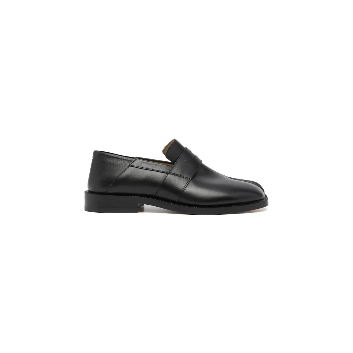 Maison Margiela Tabi Penny Loafters Foldable Back Slip On Black (S39WR0021 P4165 T8013)