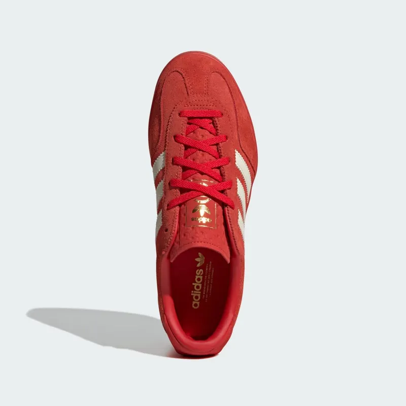 Adidas Gazelle Stack Red / Cream White / Gold Metallic (JS0238)