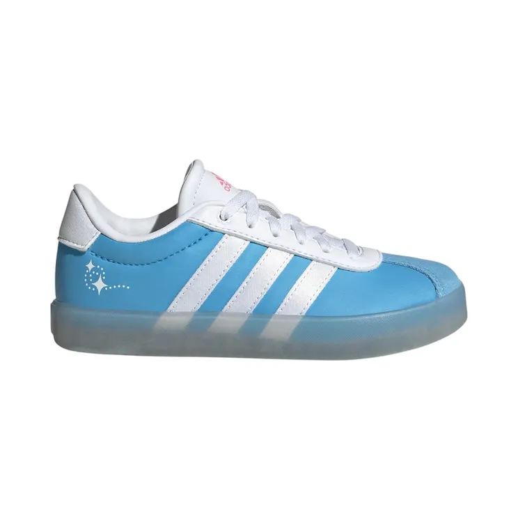 adidas VL Court 3.0 Disney Cinderella Semi Blue Burst Cloud White Lucid Pink (JQ6678)