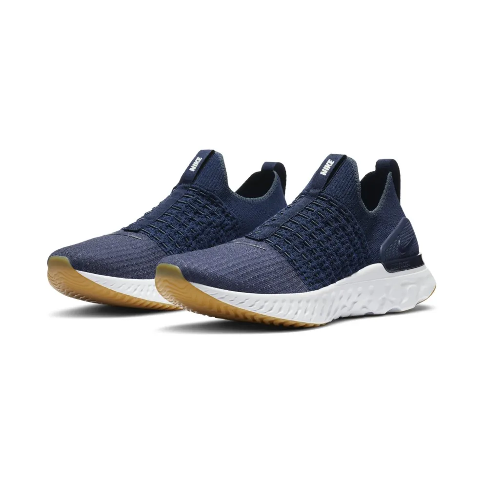 Nike React Phantom Run Flyknit 2 College Navy College Navy/Blue Fox/Light Silver (CJ0277-401)