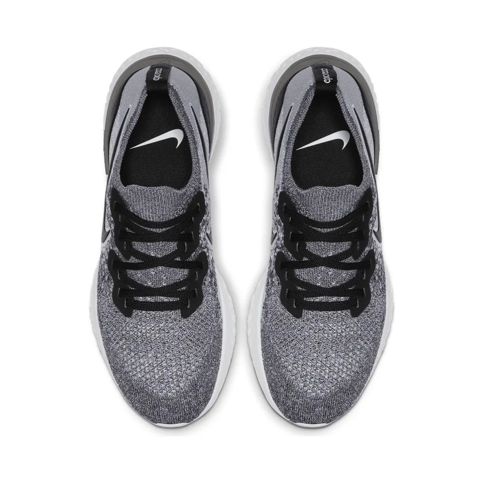 Nike Epic React Flyknit 2 White Pure Platinum (W) White/Pure Platinum/Black (BQ8927-102)