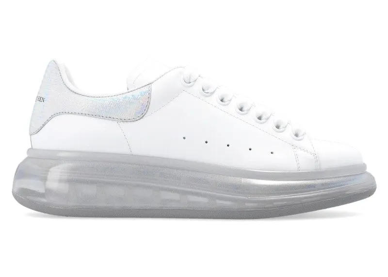 Alexander McQueen Oversized Clear Sole White Multichrome (611698 WIB9U 9620)