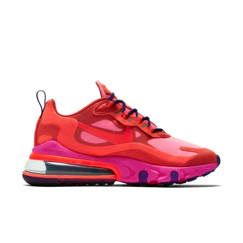 Nike Air Max 270 React Mystic Red (W) Mystic Red/Pink Blast/Habanero Red (AT6174-600)