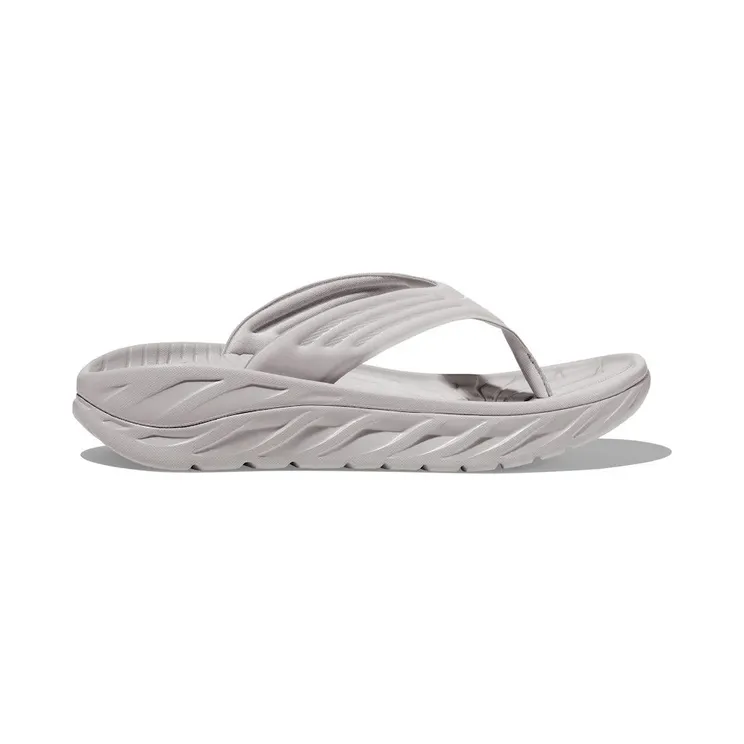 Hoka One Ora Recovery Flip Lunar Rock White (1099675-LRWH)