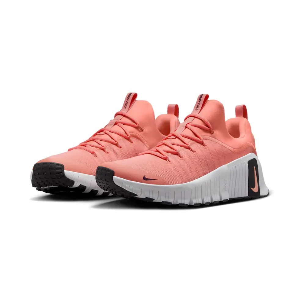 Nike Free Metcon 6 “Apricot Agate White Black” (FJ7127-800)