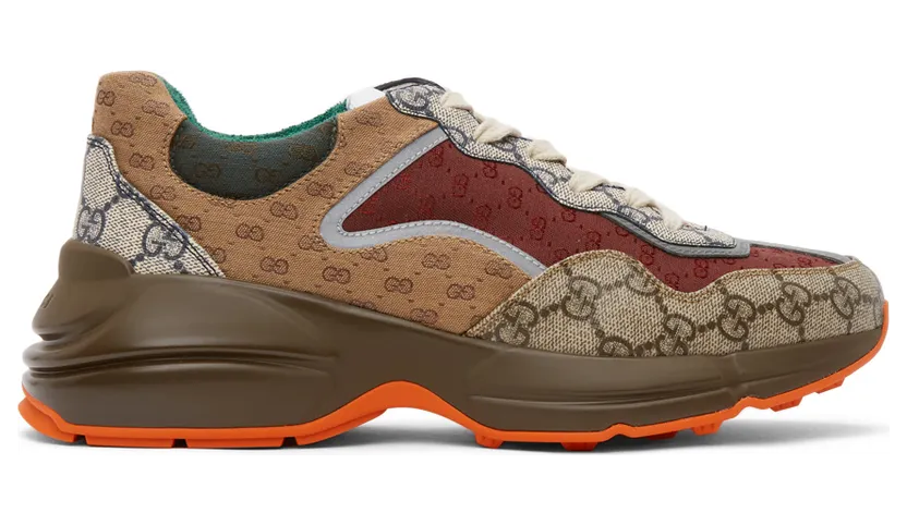Gucci Multicolor GG Rhyton Sneakers (619891 99WG0)