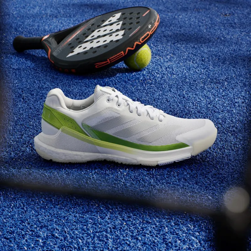 Adidas Crazyquick BOOST Padel Cloud White / Zero Metalic / Lucid Lemon (JP7228)