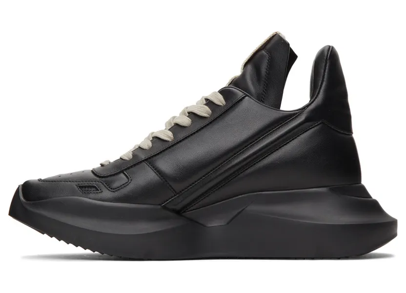 Rick Owens Black Geth Runner Sneakers (RU02A5814 LPO) (3)