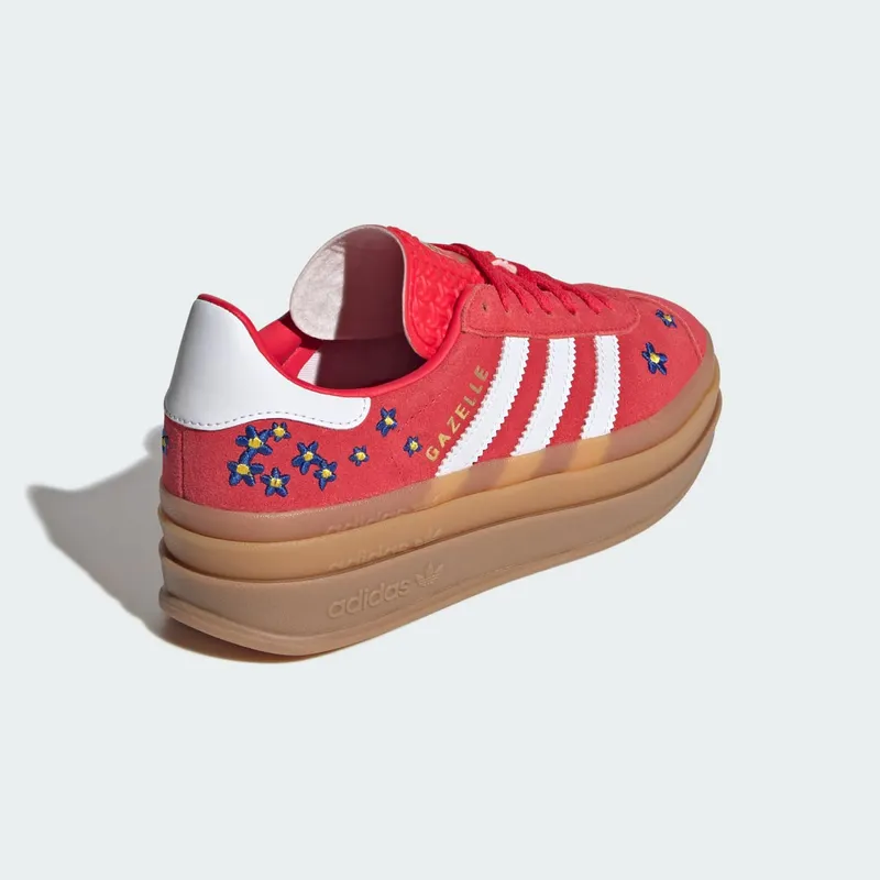 Adidas GAZELLE BOLD Shoes Pure Ruby / Cloud White / Gum (KI0374)