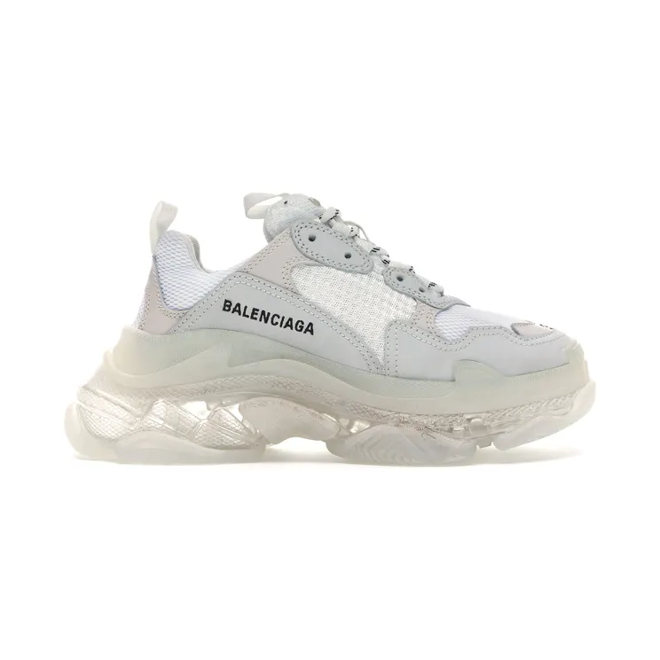Balenciaga Triple S White Clear Sole (W)