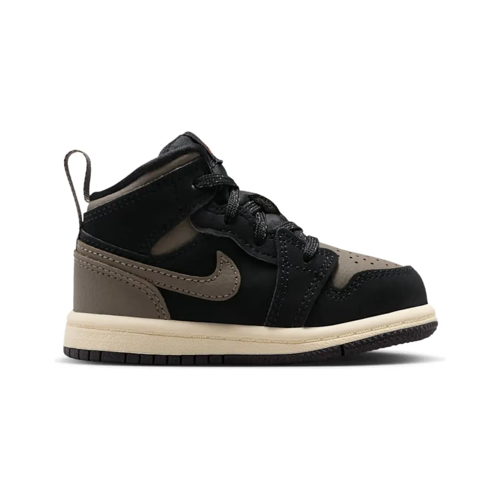 Air Jordan 1 Black/Light Wild Mango/Muslin/Olive Grey (IB7054-002)