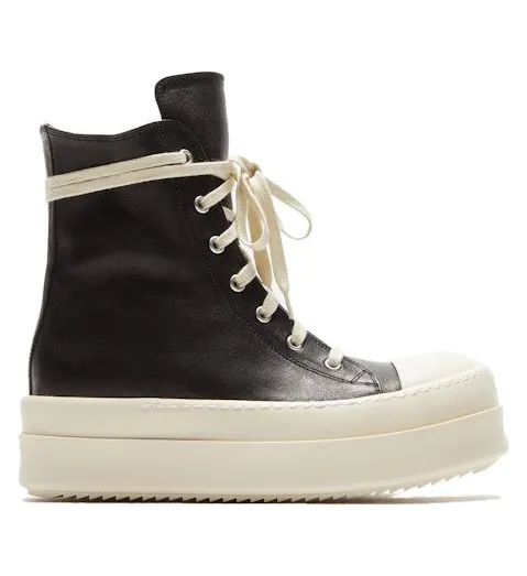Rick Owens Runway Mega Bumper High Black Milk (RO02C1859 LOO 911)