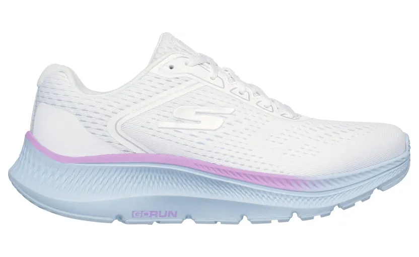 Skechers GO RUN Consistent 2.0 – Mile Marker – Wit / Blauw – “Wit” (128607 WBL)