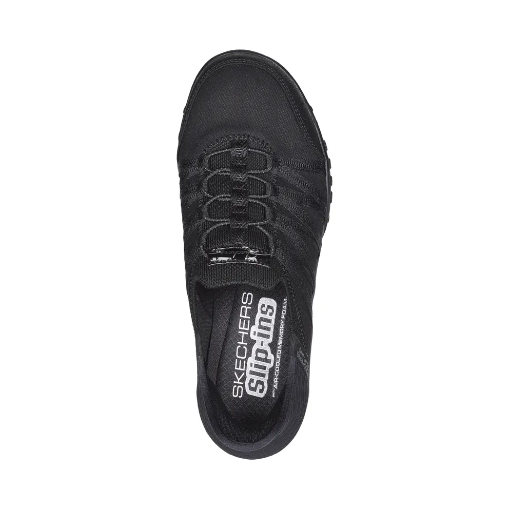 Skechers Slip-ins: Breathe-Easy – Roll-With-Me – Black (100593 BBK)