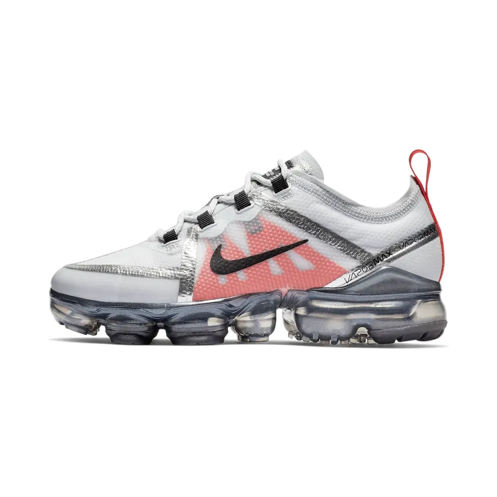 Nike Air VaporMax 2019 Pure Platinum Team Orange (GS)