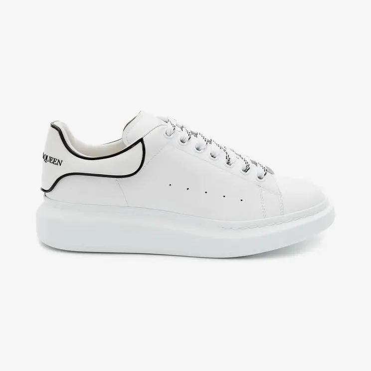 Alexander McQueen Oversized White Black Trim (625156WHXMT9074)