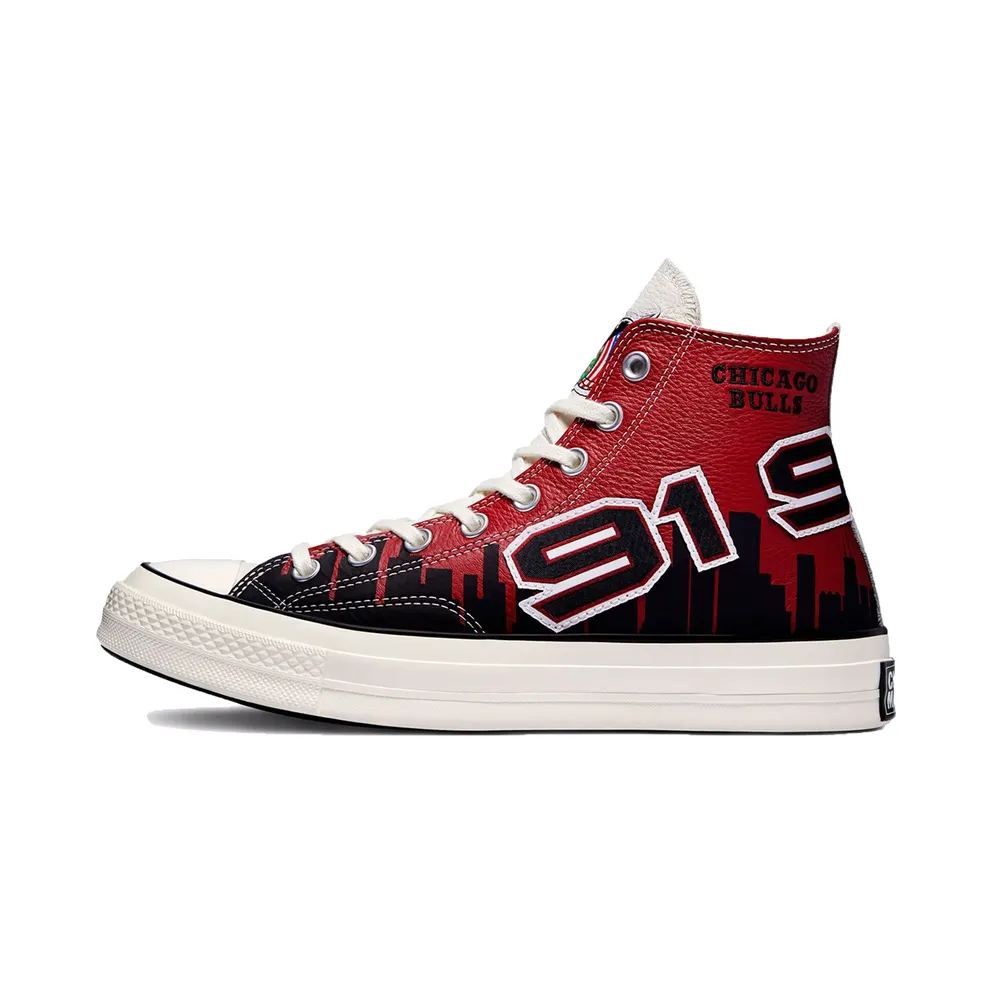 Converse x Chinatown Market Chuck Taylor 1970s Hi Bulls – “Gamet / Black / Egret” (171243C)