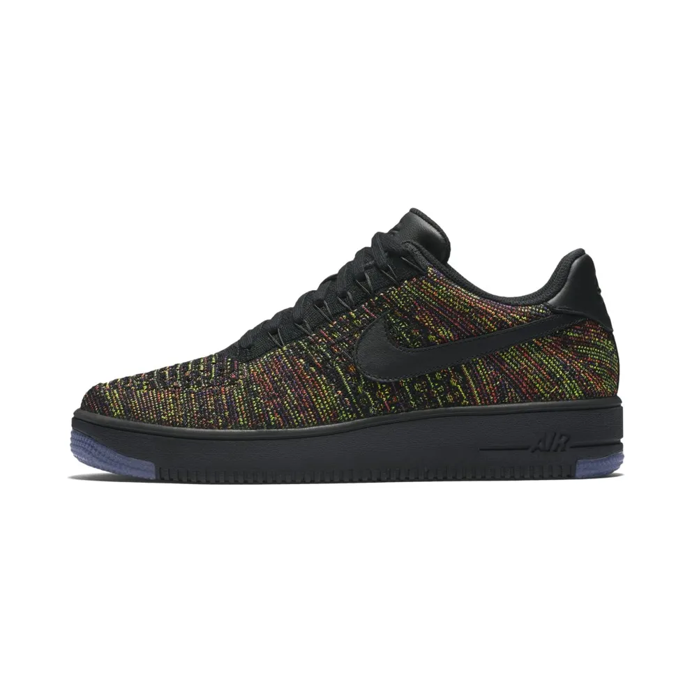 Nike Air Force 1 Low Flyknit Black Multi-Color Black/Multi-Color (817419-001)