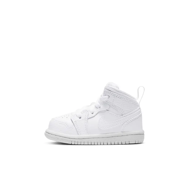 Jordan 1 Mid Baby& Toddler White (640735-130)