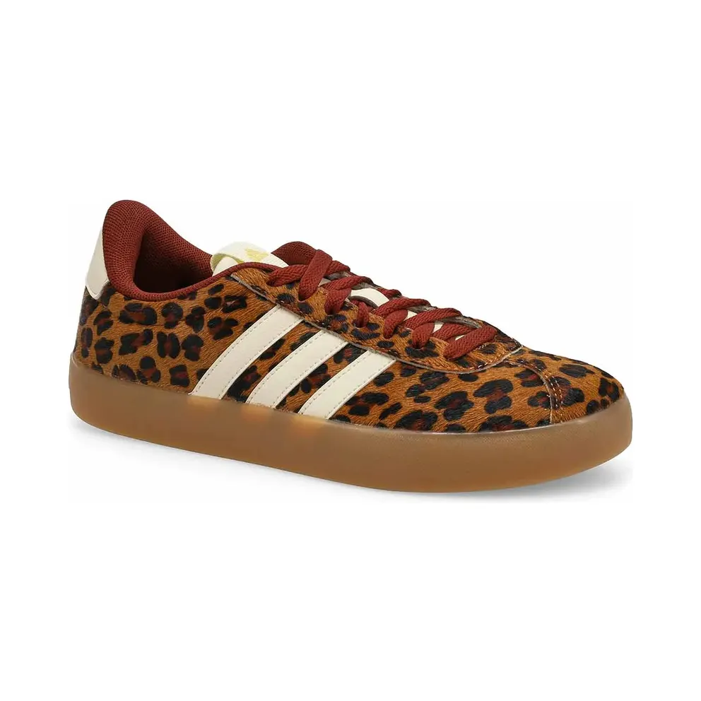 adidas VL Court 3.0 Leopard Cream White Mesa (KJ4824)