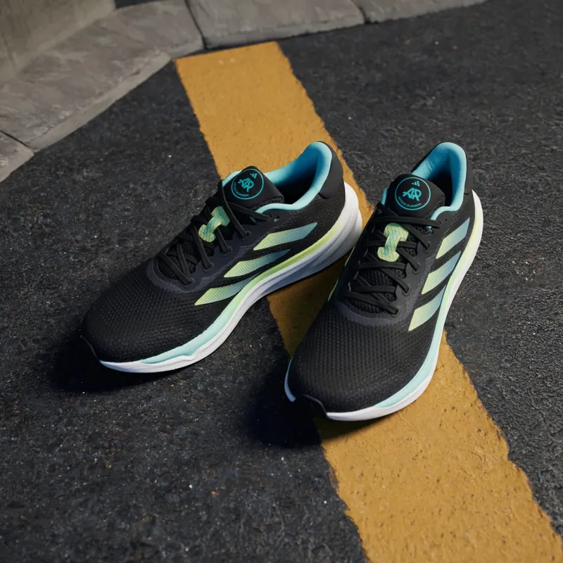 adidas Supernova Stride Core Black Pulse Lime Flash Aqua (IH2909)