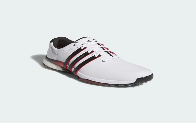 adidas Tour360 25 Spikeless Golf Cloud White Core Black Lucid Red (IH2197)