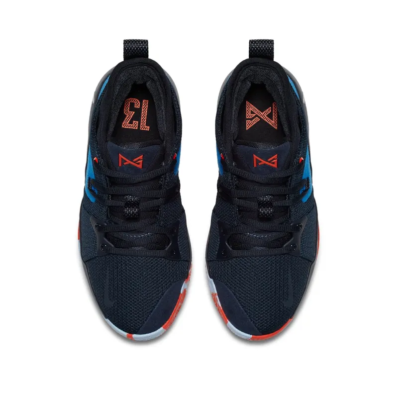 Nike PG 2 Home (GS) Dark Obsidian/Navy-Kinetic Green (943820-400)
