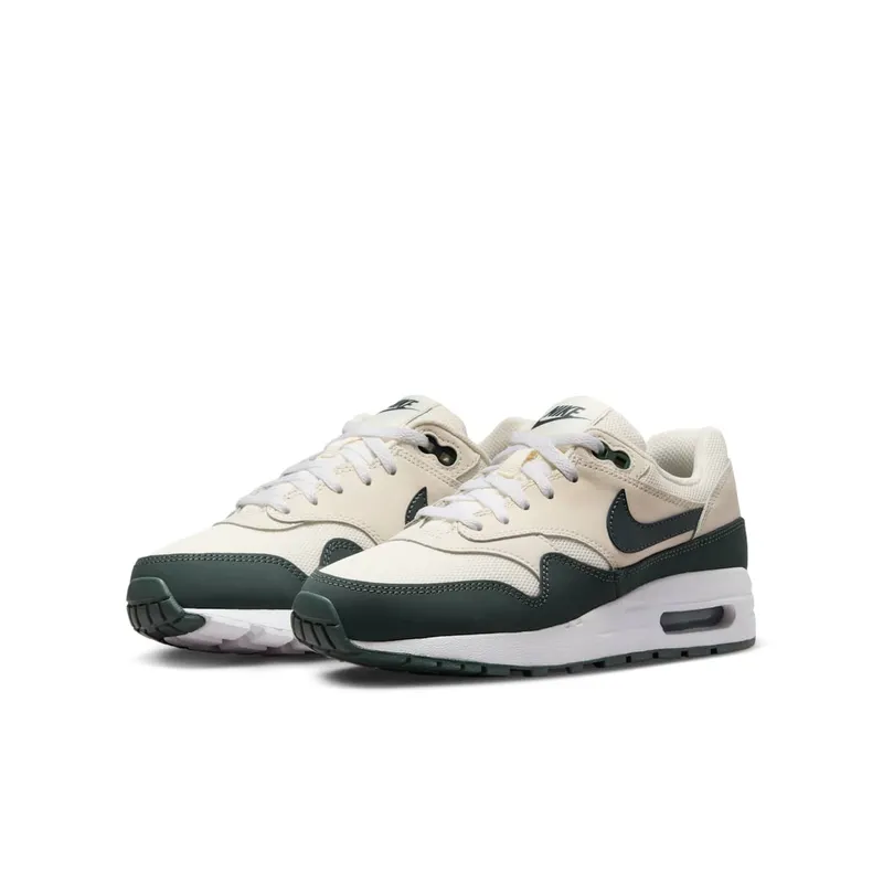 Nike Air Max 1 GS “Pale Ivory White Bicoastal Vintage Green” (DZ3307-113)