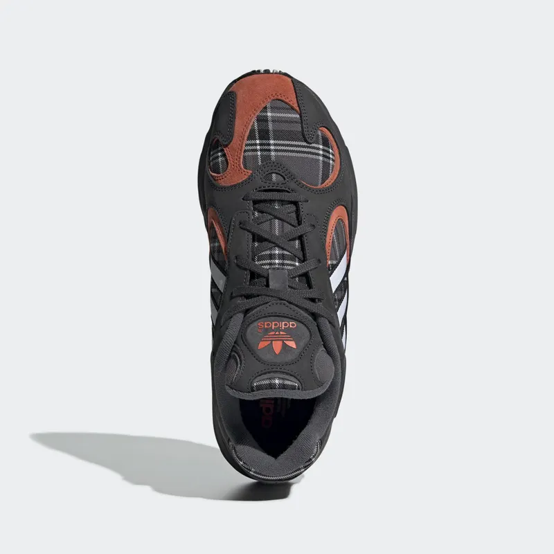 adidas Yung-1 Orange Plaid Solid Grey/Solid Grey/Raw Amber (EF3967)