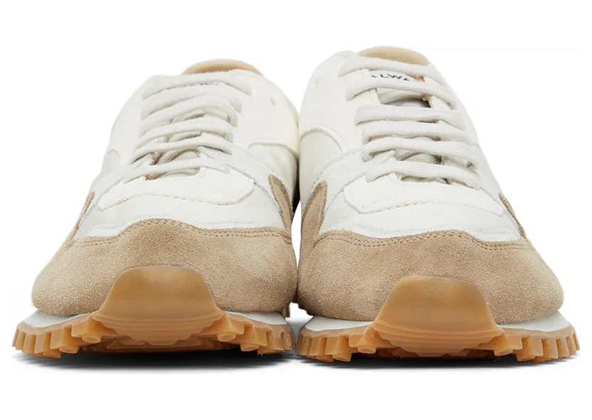 Spalwart Taupe & White Marathon Trail Low (WBHS) Sneakers (97037757010) (2)