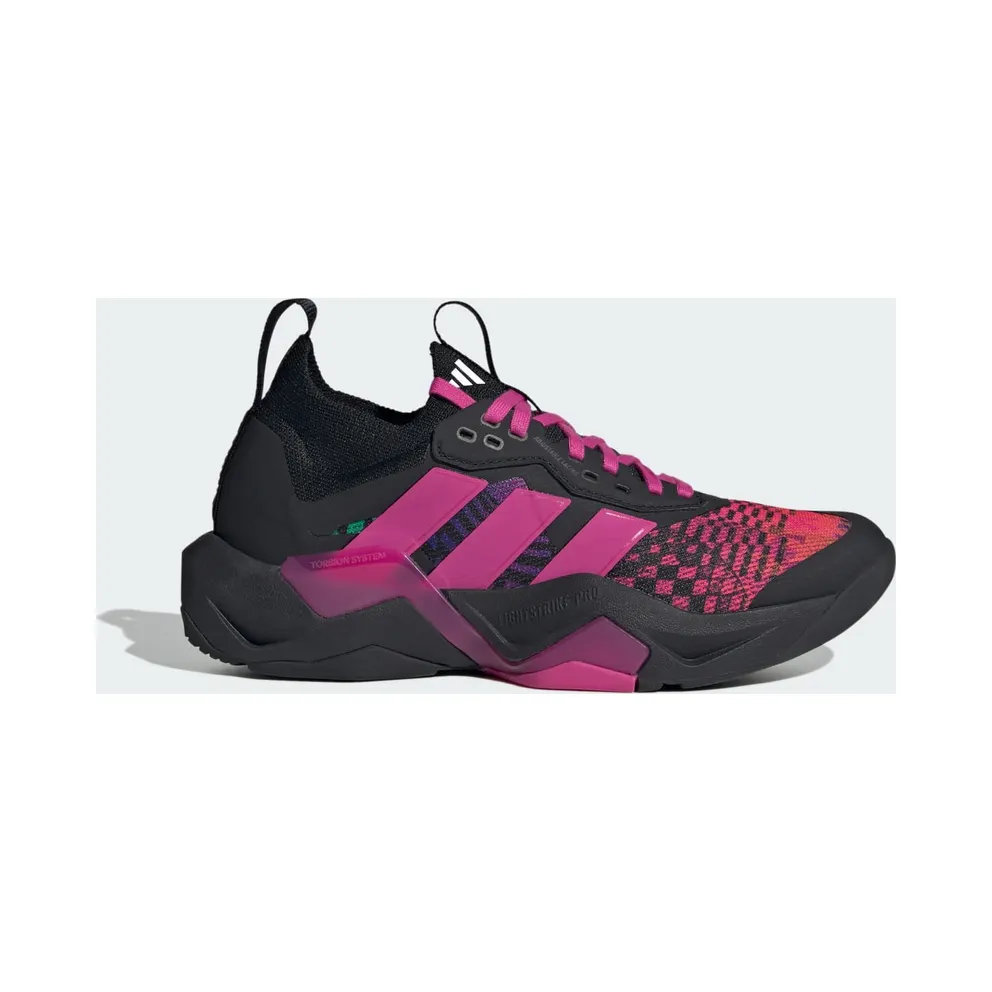 Adidas adidas x Jeremy Scott Pride Rapidmove Adv 2 Sportschoen Black / Core Black / Lucid Fuchsia (JR6402)