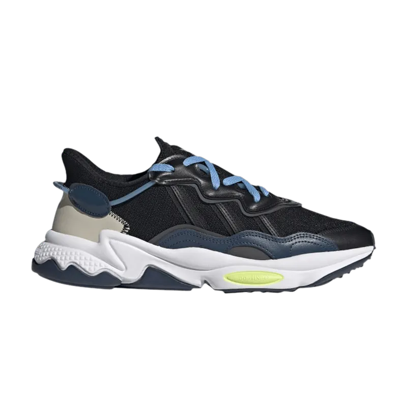adidas OZWEEGO Core Black / Crew Navy / Frozen Yellow (FX6057)