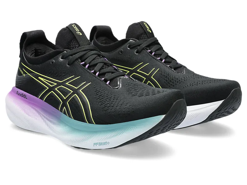 Asics GEL-NIMBUS 25 Black/Glow Yellow (1012B356.004)