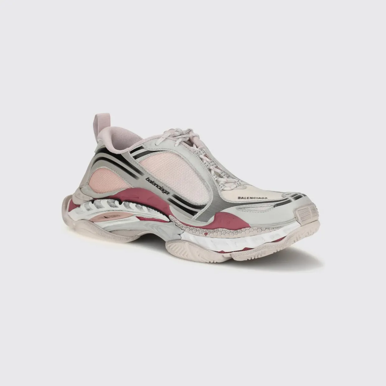 Balenciaga Mesh and Rubber Triple S.2 Sneakers Violet (865851WTR2G6800)