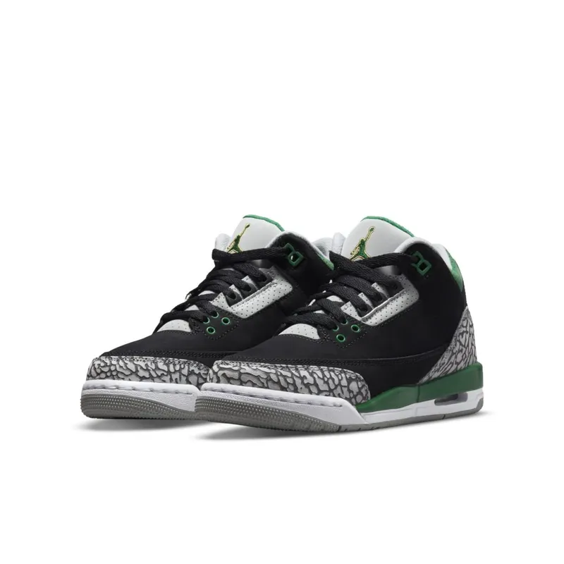 Air Jordan 3 Retro Pine Green (GS) (398614-030)