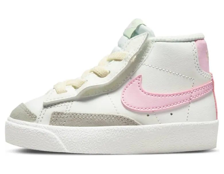 Nike Blazer Mid ’77 “Summit White / Coconut Milk / Honeydew / Pink Foam” (DA4088-106)