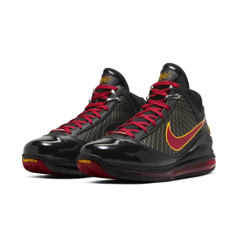 Nike LeBron 7 Fairfax Away (2020) Black/Varsity Red-Varsity Maize (CU5646-001)