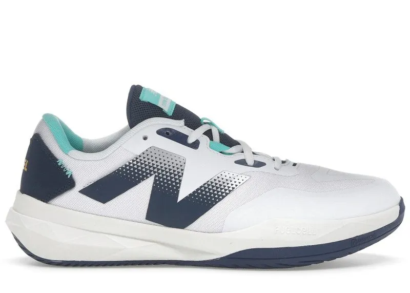 New Balance FuelCell 796v4 Padel White Navy Cyber Jade (MCH796D4)