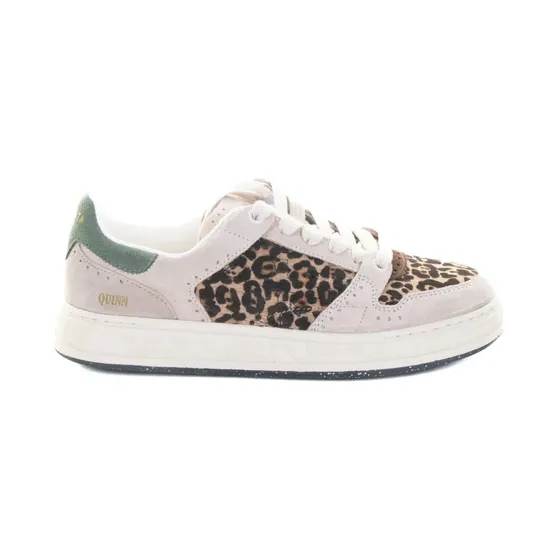 Premiata Quinnd sneakers met stippen – Beige (QUINND7647)