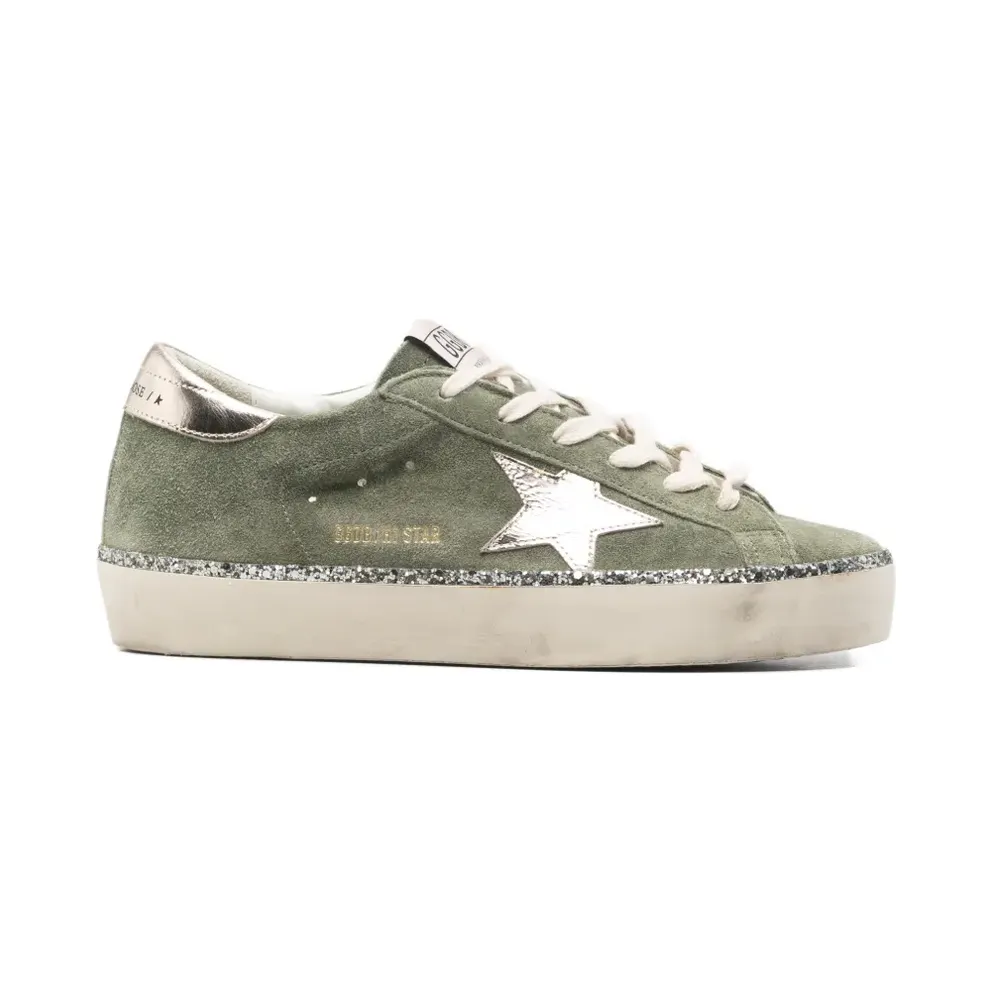 Golden Goose Hi Star Sneakers aus Wildleder – Grün (GWF00118F008126)