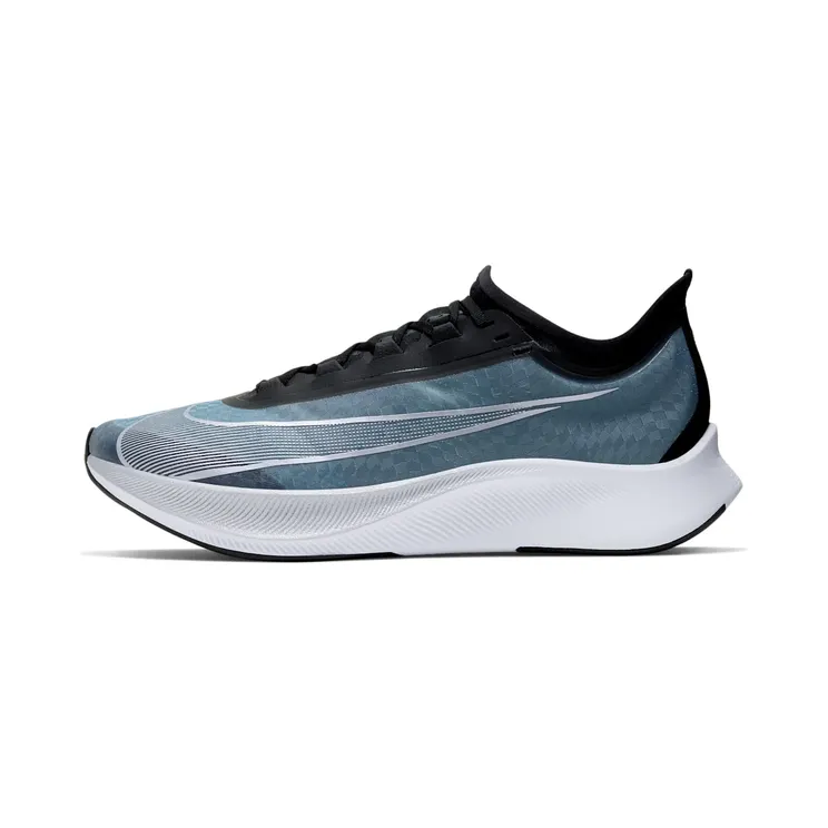 Nike Zoom Fly 3 “Coastal Blue / Black / White / Metallic Silver” (AT8240-401)