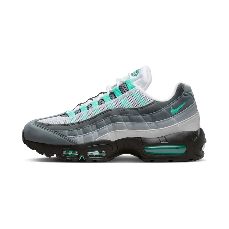 Nike Air Max 95 “White / Iron Grey / Cool Grey / Hyper Turquoise” (FV4710-100)