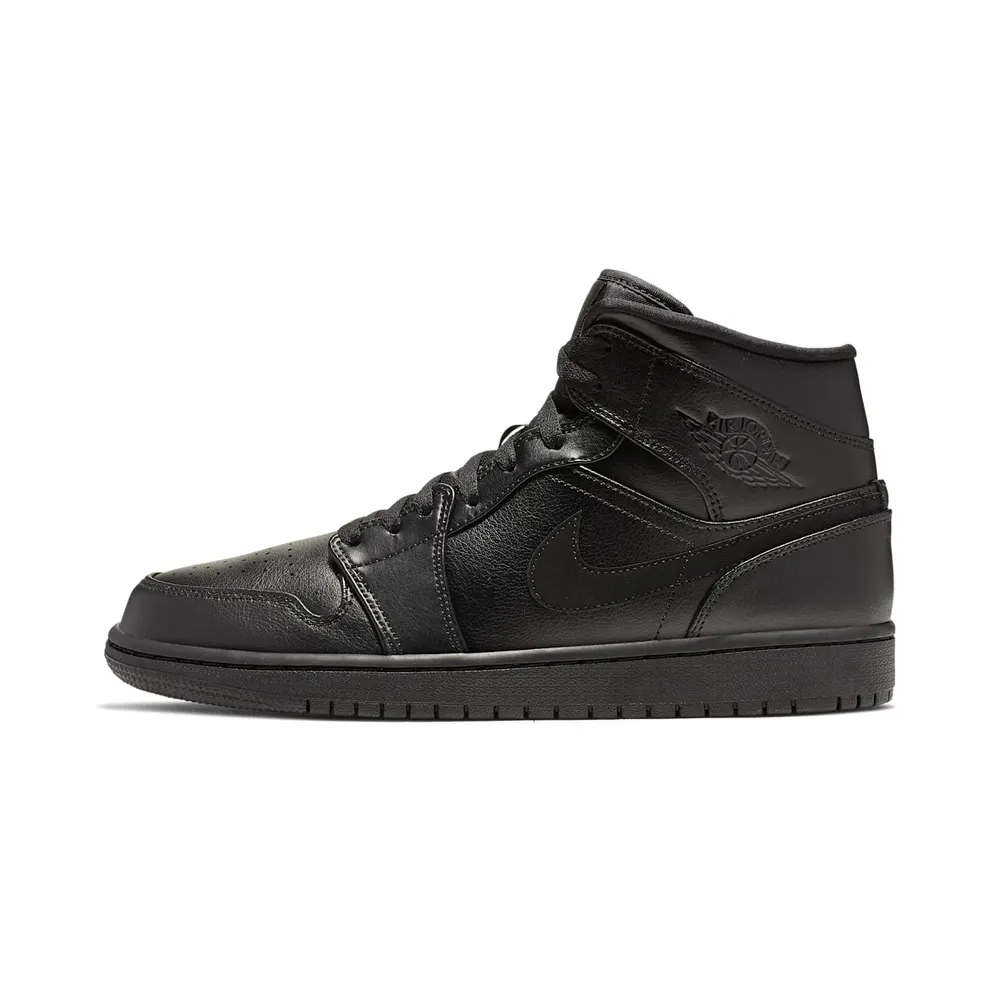 Air Jordan 1 Mid Black (554724-090)