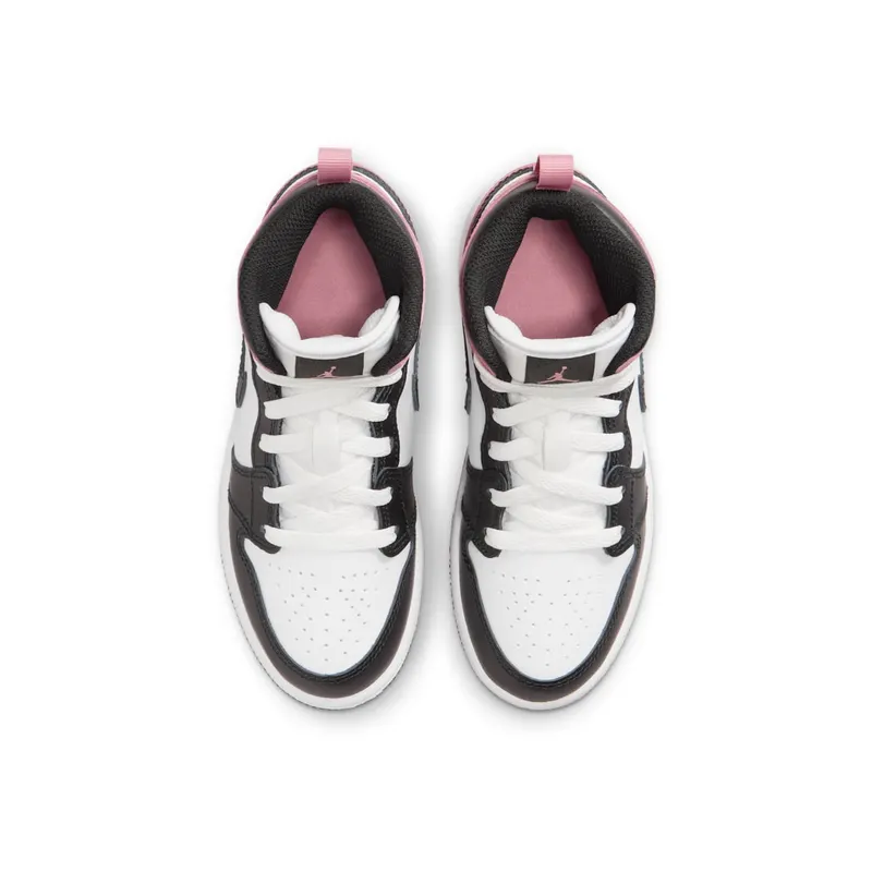 Jordan 1 Mid PS “White Rust Pink Black” (DQ8424-100)