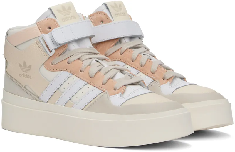 Adidas Forum Bonega Mid Ecru Tint / Cloud White / Bliss Orange (GW7061)