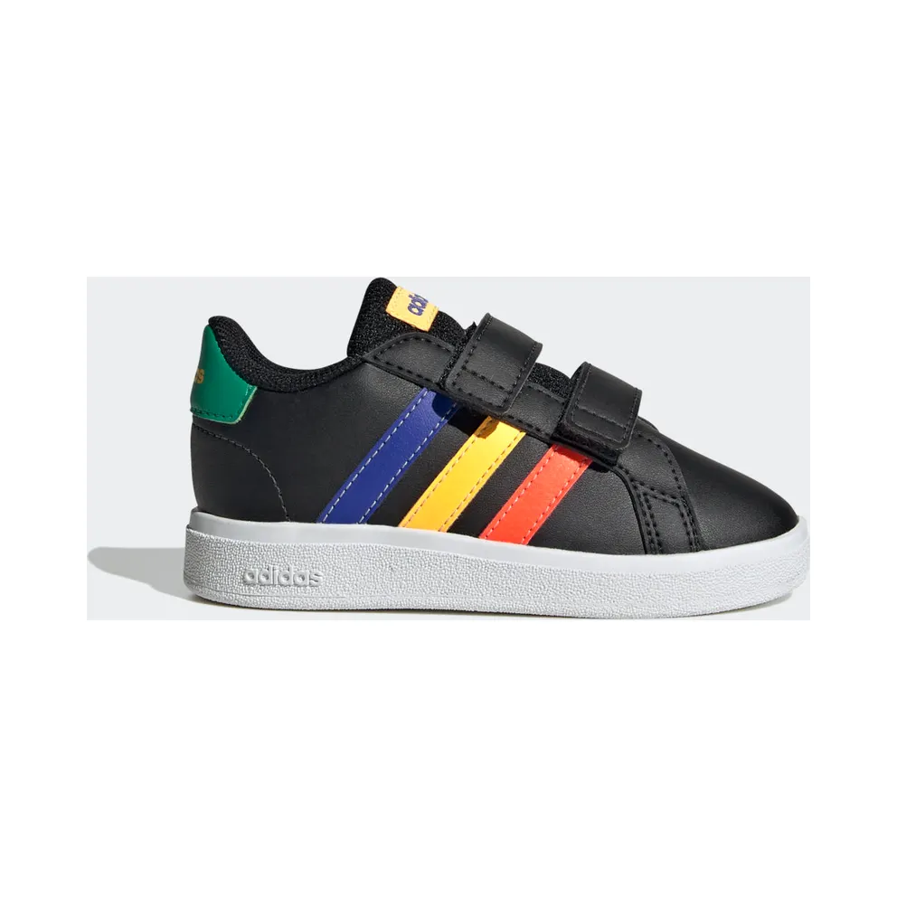 Adidas Grand Court Lifestyle Hook and Loop Core Black / Lucid Blue / Court Green (HP8918)